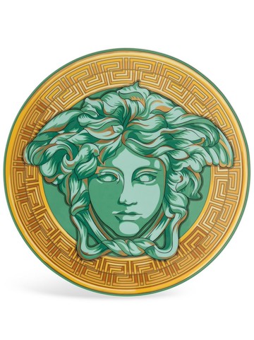 Versace - Medusa Amplified service plate (33.1cm) - unisex - Porcelain - One Size - Green