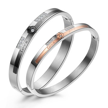 情人手環．愛戀．白鋼手鐲