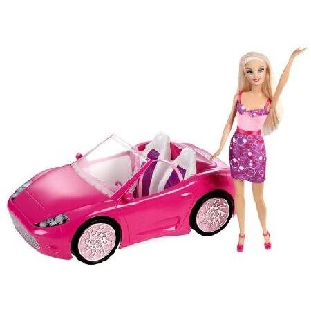 Mattel Barbie Doll and Glam Convertible 並行輸入品