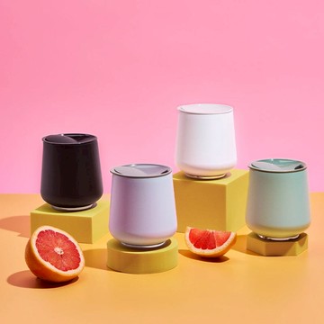 RUBY 路比 雙層真空陶瓷隨行杯 12oz/355ml 黑色