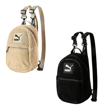 PUMA  Prime Sherpa 黑色 米色 小羔羊 蔡依林 代言小後背包 078190-01  078190-02