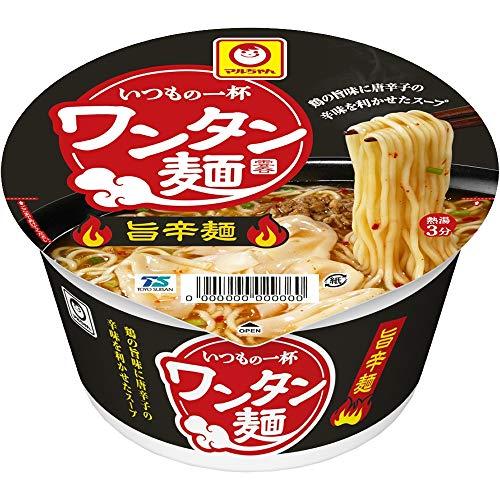 マルちゃん いつもの一杯 ワンタン麺 旨辛麺 79g ×12個