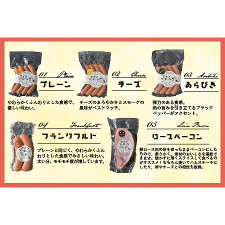 ふるさと納税 町のソーセージ屋さんの「ソーセージ4種とベーコン(計660g)」セット[09-1013] 北海道浦河町