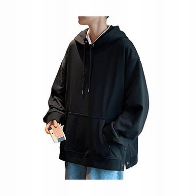 オーバーサイズ パーカー メンズ 長袖 大きいサイズ フード付き 厚手 ゆったり 無地 カジュアル 秋 冬 トレー 通販 Lineポイント最大get Lineショッピング