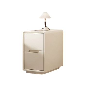 【HappyLife】窄款奶油床頭櫃 Y12331米白