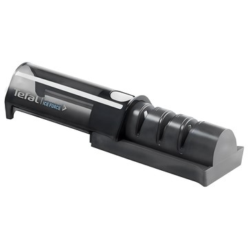 Tefal 特福 冰鑄不鏽鋼系列三段式磨刀器  1個  21 x 5.9 x 4.7cm  黑色