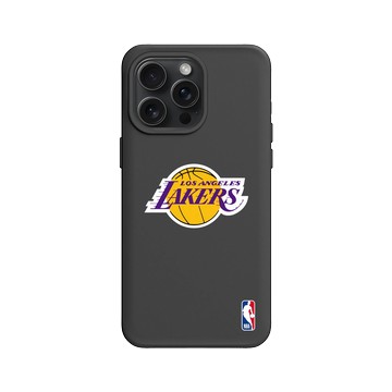 iPhone 15 Pro Max SolidX 黑 - NBA - Logo-洛杉磯湖人 L.A. Lakers