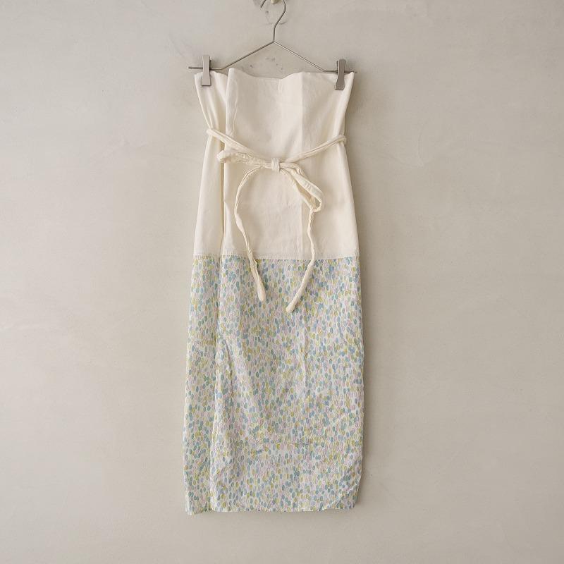 ミナ mina jelly beans シルク総柄スカート ミナペルホネン