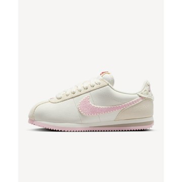 NIKE 耐吉 緩震 經典 復古 女 運動鞋 休閒鞋-粉白 W NIKE CORTEZ- HV6012161