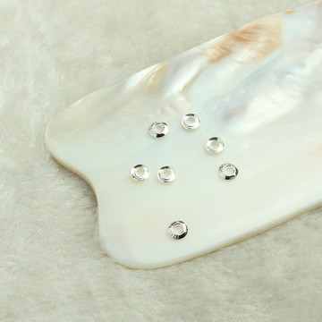 雞眼珍珠貼片 diy手工飾品配件 素防磨損堵頭路路通隔片