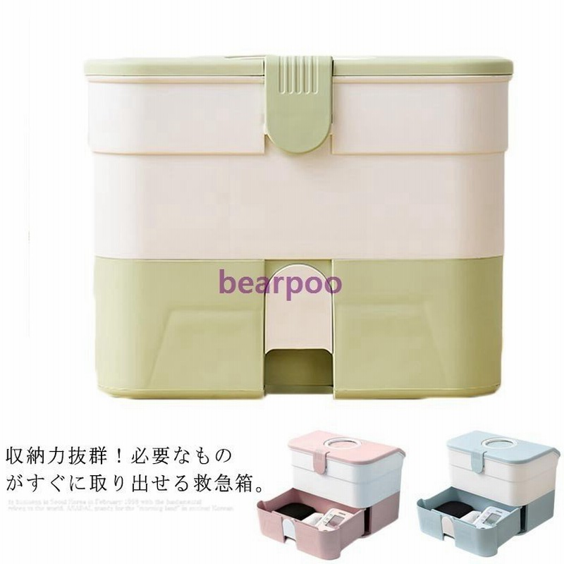 救急箱 薬収納ボックス 薬ケース おしゃれ 収納ボックス 小物入れ 救急ボックス 引き出しケース 仕切り 大容量 可愛い 取手付き 薬箱 薬入れ 通販 Lineポイント最大0 5 Get Lineショッピング