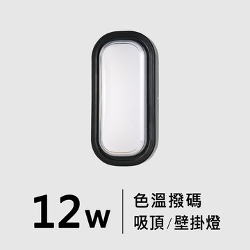 16W防潮燈具  吸壁兩用 三色撥碼｜F28-LG-5688