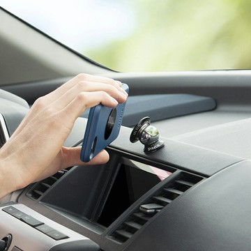 奈愛創意沿途吸盤式磁力車載手機支架座通用汽車導航用品360旋轉