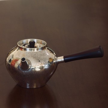 尚幀品 純銀側把急須 小號側把銀壺 純手工 120cc