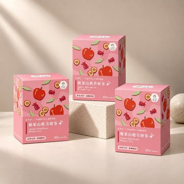 好漢草 好漢茶-蘋果山楂美妍茶 3盒 (10入/盒)