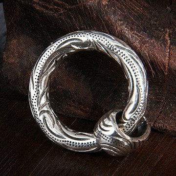 【巴黎精品】現貨+預購 S925手工純銀吊墜子足銀項鍊泰銀項鏈首飾復古情人節禮物-個性百搭男女飾品a1kj18