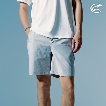 ADISI 男SORONA COOL植物紗抗皺降溫短褲 AP2611047 冰灰 (S-2XL)｜彈性 快乾 透氣 休閒褲