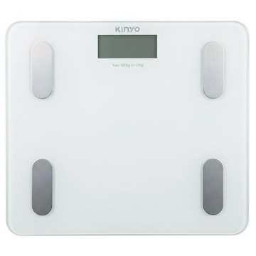 Kinyo 藍牙健康管理體重計  1個  白色  DS6589