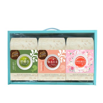 【長青穀典】輕盈午后茶香禮盒 3入/盒 點數 沖泡 茶包 紅茶 綠茶 漢方 養生 送禮 企業 客戶 拜訪 伴手禮 下午茶 三峽碧螺春 蜜香紅茶