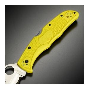 Spyderco 折りたたみナイフ PACIFIC SALT 波刃 スパイダルコ フォールディングナイフ フルセレーション