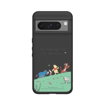 Pixel 8 Pro SolidSuit 黑 - 迪士尼-小熊維尼 Disney Winnie The Pooh - 與朋友一起冒險