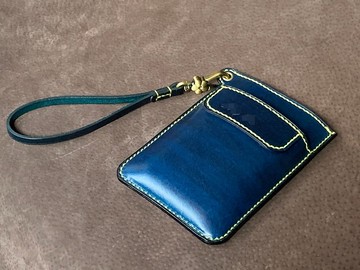 植鞣皮手作醫師筆袋 護理師筆袋 含手腕皮繩 可客製顏色 印英文字