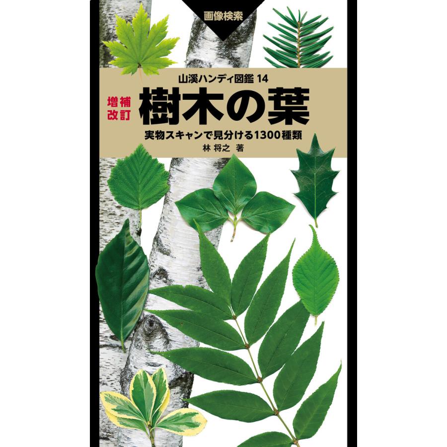 山溪ハンディ図鑑 14 増補改訂 樹木の葉 実物スキャンで見分ける1300種類 電子書籍版   著:林将之