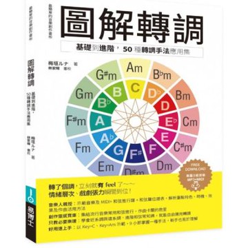 圖解轉調：基礎到進階， 50種轉調手法應用集【城邦讀書花園】