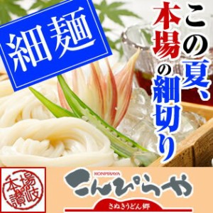 夏はそうめん派の方も！ 今年の夏は本場さぬきの 包丁細切りさぬきうどん（10人前 つゆ付）