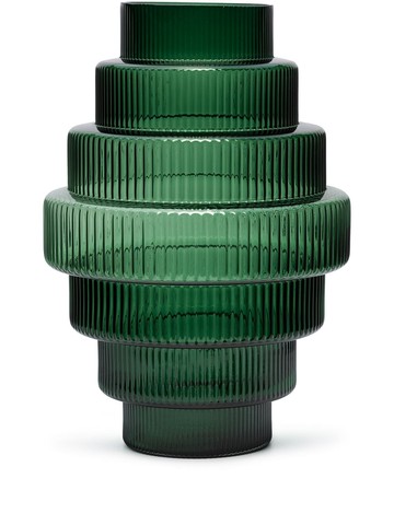 POLSPOTTEN - Steps large vase - women - glass - One Size - Green
