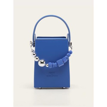 2025新款時尚女包小眾設計迷你斜挎克萊因藍包包小方包煙盒包