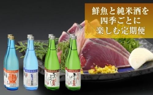 鮮魚・日本酒（幻の酒）定期便