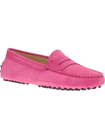 Tod's - penny loafer - women - Leather - 39.5 - Pink