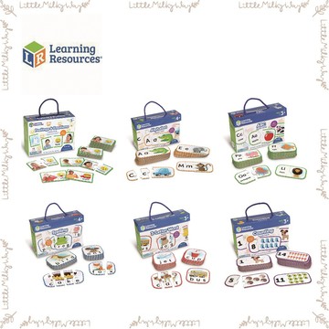 【LMW親子選品】🌿美國 Learning Resources - 單字拼圖卡 大小寫字母拼圖卡 字首單字 算數拼圖卡🌿