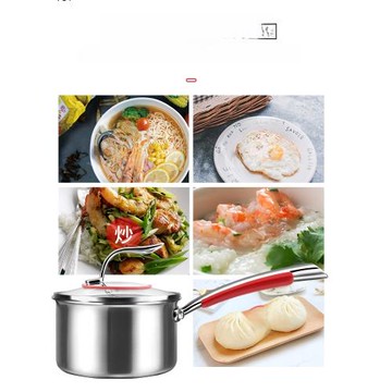 316不銹鋼奶鍋寶寶輔食鍋多功能小鍋煮粥鍋加厚食品級不銹鋼家用
