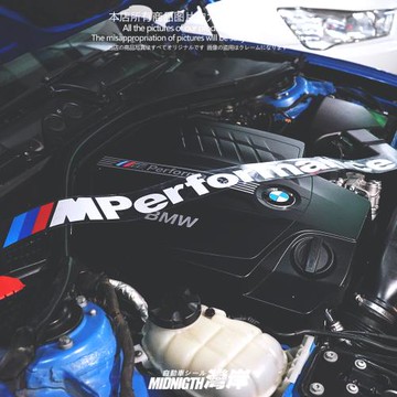 灣岸車貼適用于寶馬M Performance前后風擋反光貼紙1系3系5系通用