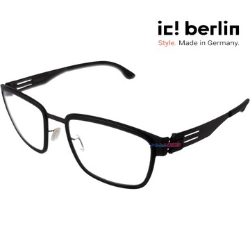 【ic! berlin】Scandium Black Teak  德國薄鋼眼鏡 公司貨