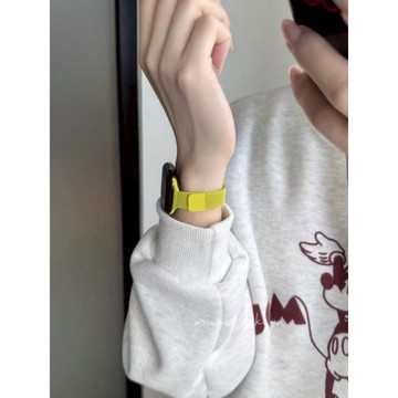 Apple watch S11錶帶 金屬錶帶 細版米蘭錶帶 KT圖案 S10/9/8/7/6/5/4/3 蘋果se錶帶