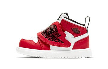 SKY JORDAN 1 WHITE BLACK UNIVERSITY RED TD