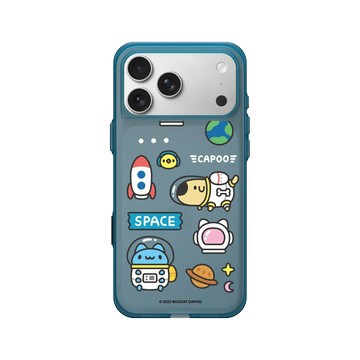 iPhone 17 Pro Max Clear (相機按鈕) 夜幕藍 - 貓貓蟲咖波 Bugcat Capoo - 咖波宇宙開箱圖