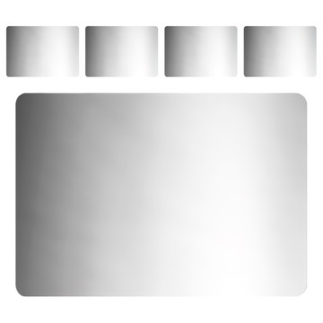 TengYue 寵物涼感降溫散熱鋁板 中(12 x 8cm) 5個 銀色 - 倉鼠/兔子/天竺鼠適用