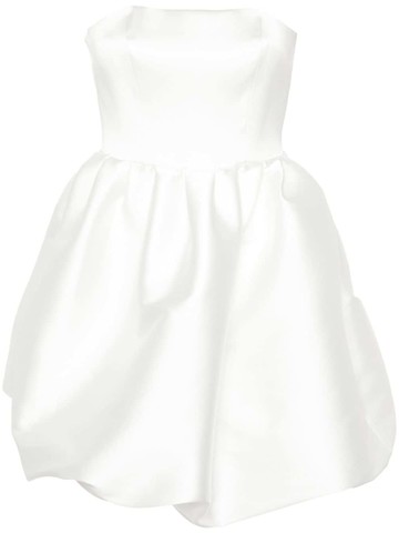P.A.R.O.S.H. - Papavero Balloon mini dress - women - Acetate/Viscose/Polyamide/Polyester/Spandex/Elastane - XS - White