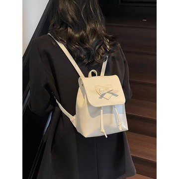 夏季百搭女式雙肩包2025新款精致迷你后背包休閑出游旅行包小書包