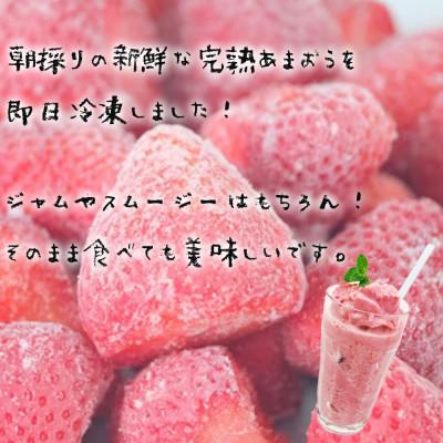 ふるさと納税 中間市 冷凍あまおう1kg(中間市)