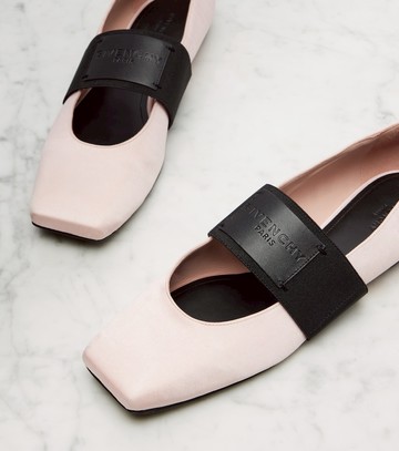 Givenchy Sliced Square satin ballet flats