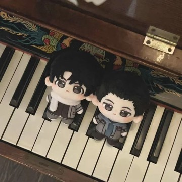 E哥❤現貨 小說撒野同人蔣丞顧飛10cm可愛努努體公仔棉花娃娃掛件送朋友禮物預購