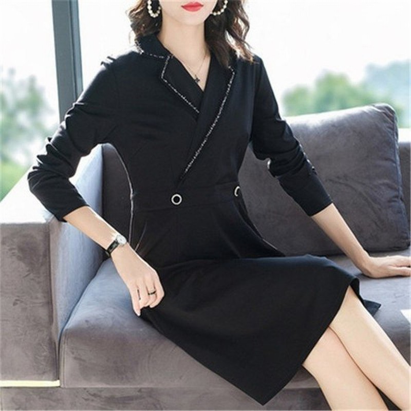 ワンピース レディース 結婚式通勤 卒業式 入学式 きれいめ スーツワンピース Vネック フォーマルワンピース ラインワンピース 長袖 膝丈ワンピース 40代 通販 Lineポイント最大0 5 Get Lineショッピング