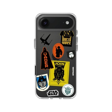 iPhone Air Clear Case（相機按鈕） 透明 - 迪士尼-星際大戰 Star Wars - 星球大戰-貼紙系列