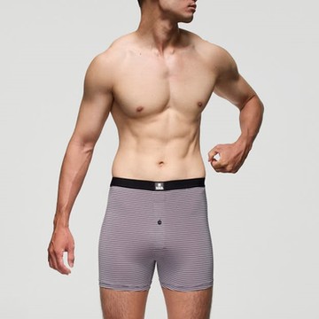 DADADO-黑標系列 4L寬鬆中腰四角男內褲(品格灰) 細緻高針數布料-GK9259FT