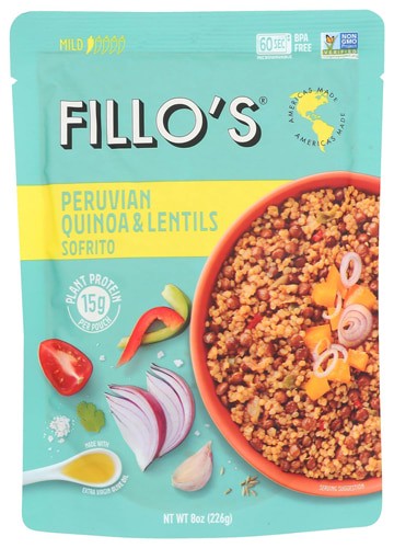 Fillo's Lentils & Peruvian Quinoa 8 oz